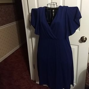 Royal blue dress so comfy